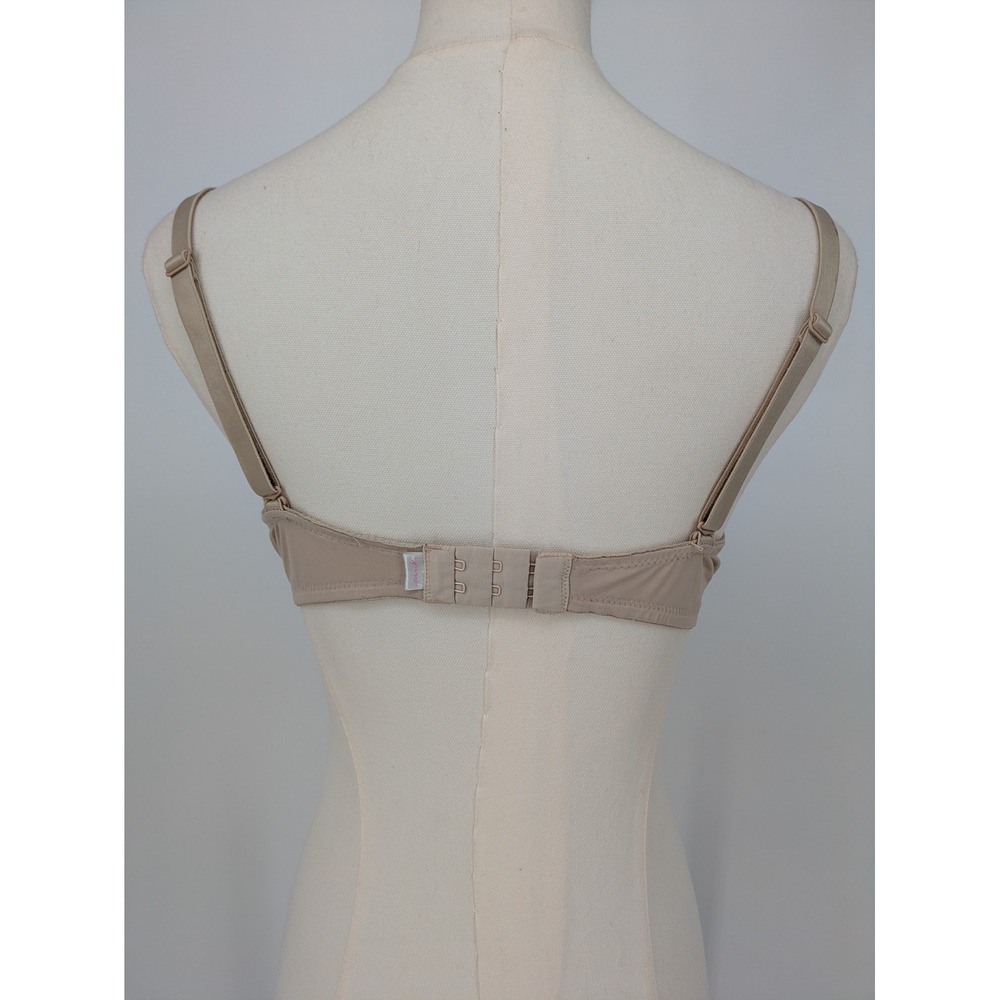 PINK Victoria's‎ Secret Wear Everywhere Push-Up Bra 36C Beige Underwire Padded - Picture 9 of 14